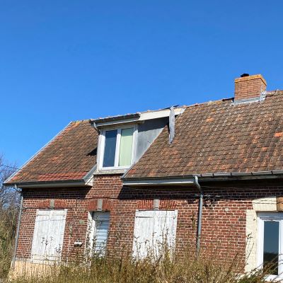 Réparation gouttière zinc inter cheminée toiture Lille hauts de France
