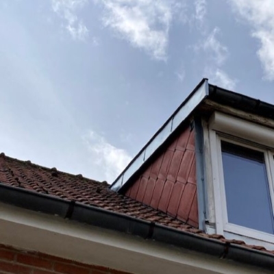 réparation rive tuile et zinc inter cheminée toiture haut de France - Lille