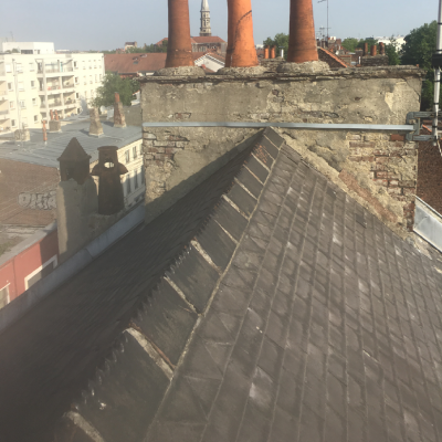 faitage sur toiture ardoise