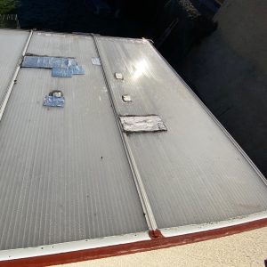 changement plaques polycarbonate