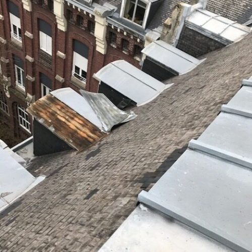 rénovation dessus de lucarne