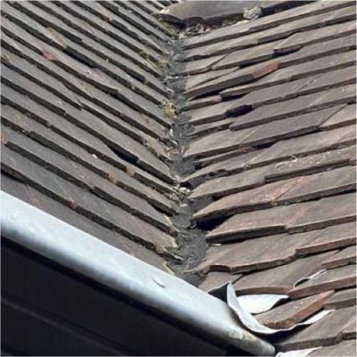 Noue zinc toiture tuile plate ICToiture007