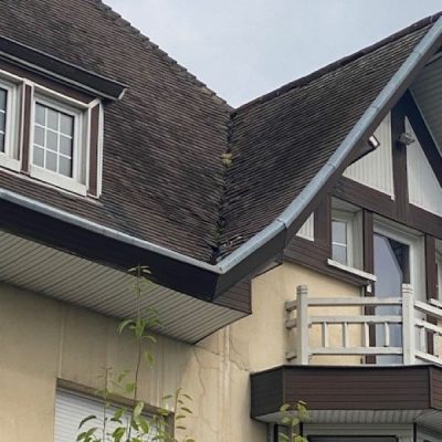 Noue zinc toiture tuile plate ICToiture007