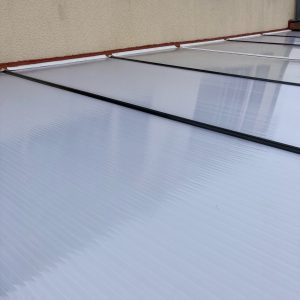 changement plaques polycarbonate