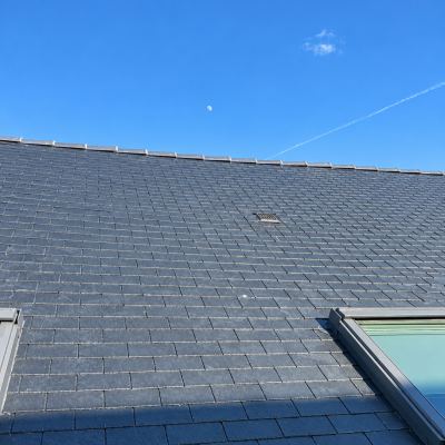 faitage sur toiture ardoise