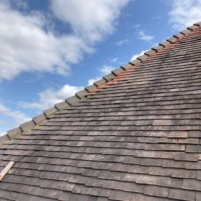 arêtier tuile inter cheminee toiture nord