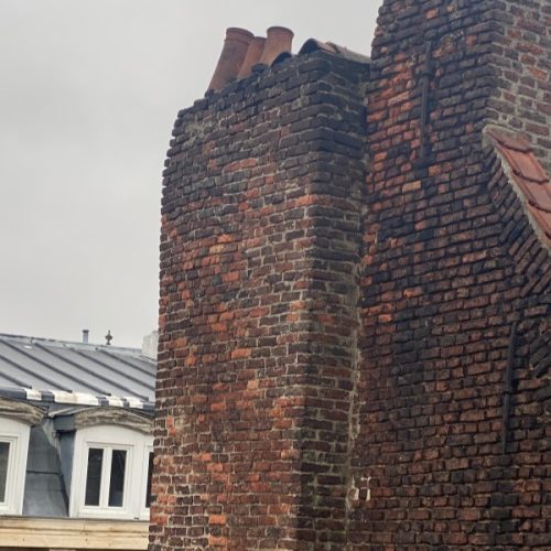 maçonnerie de cheminée inter cheminee toiture Lille haut de france
