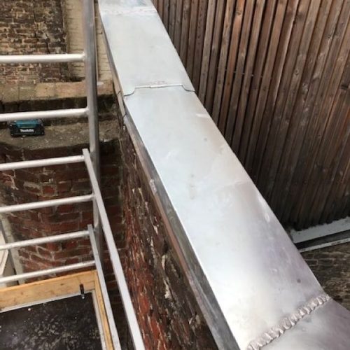 réparation couvre mur zinc ICToiture005